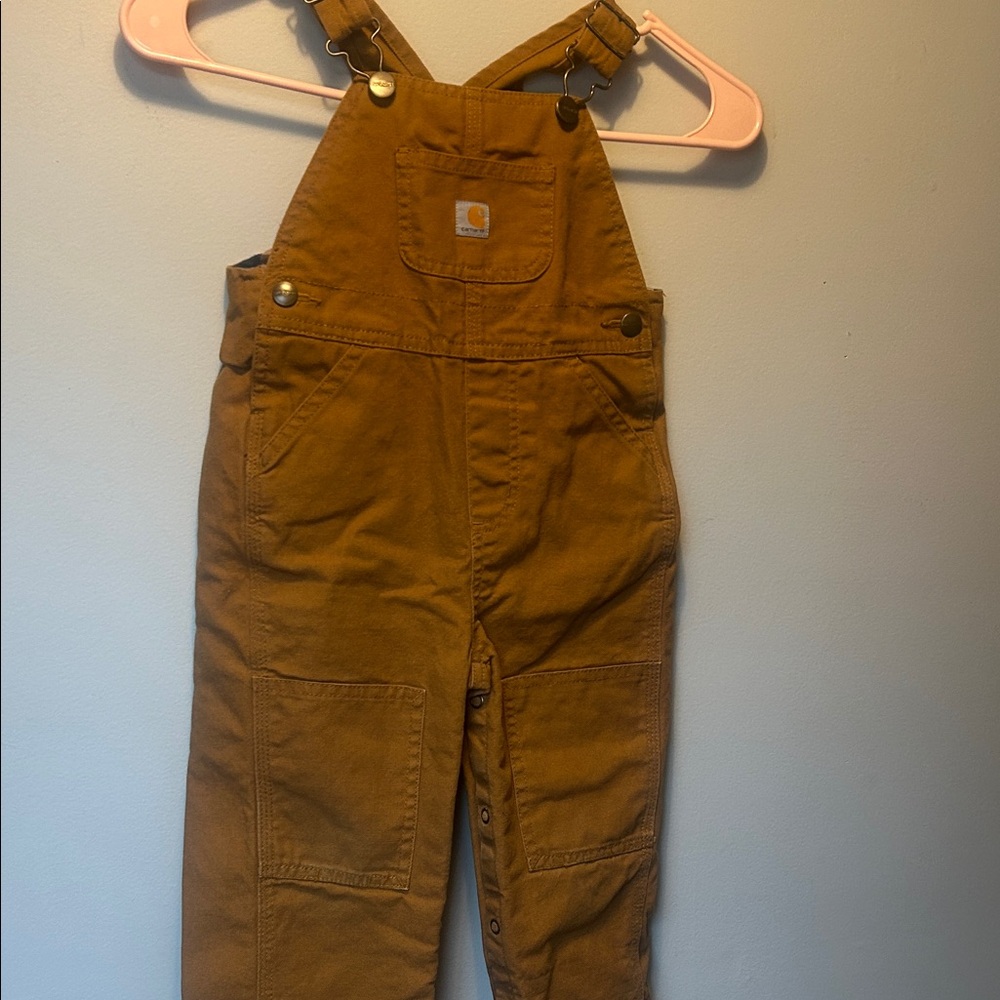 Carhartt Kids Tan Overalls